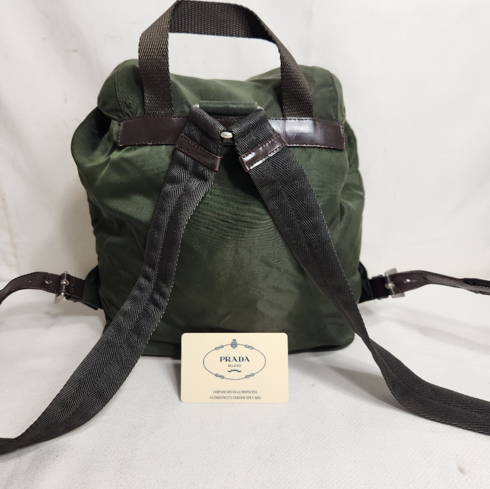 Prada Green Backpack - image 4